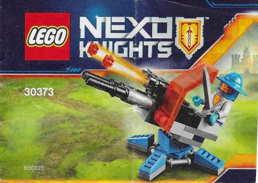 Zdjęcie oferty: Lego Nexo Knights 30373 Knighton Hyper Cannon Instrukcja