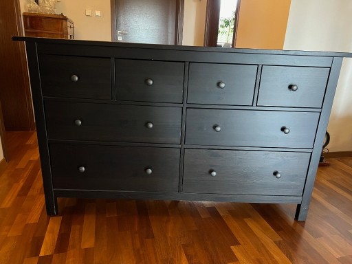 Zdjęcie oferty: Komoda 8 szuflad  HEMNES  IKEA czarnobrązowa 160