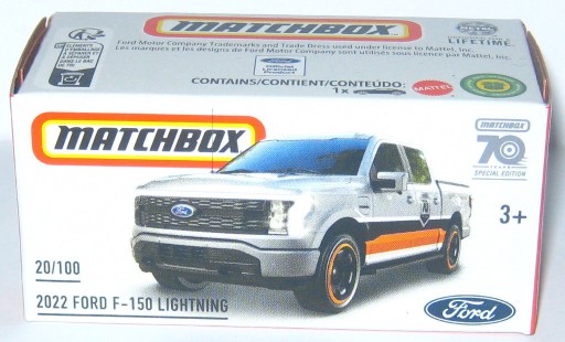 Zdjęcie oferty: MATCHBOX / FORD F-150 LIGHTNING / 2022