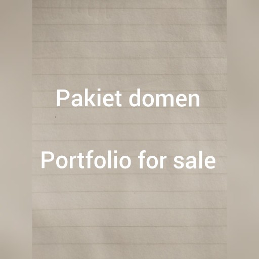 Zdjęcie oferty: Sprzedam pakiet domen puzzle