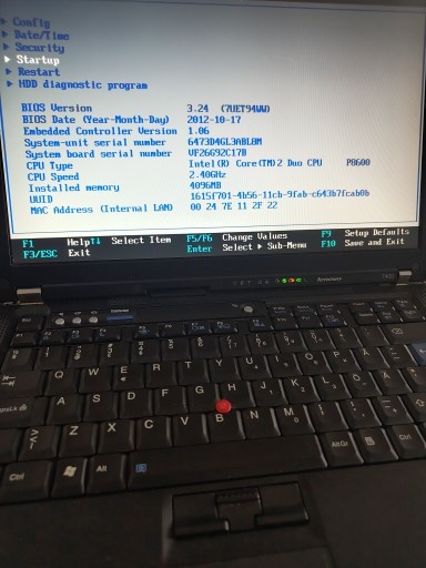 Zdjęcie oferty: Laptop Lenovo ThinkPad t400