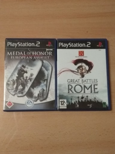 Zdjęcie oferty: Medal of Honor Europen & Great Battles Rome PS2