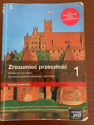 Zdjęcie oferty: Zrozumieć przeszłość 1 - podręcznik, zakres rozsz.