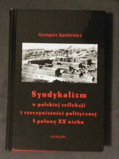 Zdjęcie oferty: Syndykalizm w polskiej refleksji.. - G. Zackiewicz