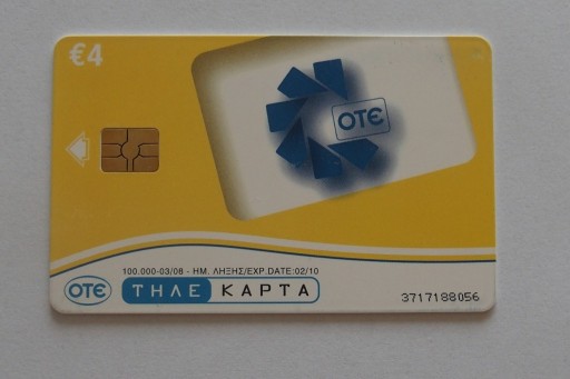 Zdjęcie oferty: Stara grecka karta telefoniczna z chipem