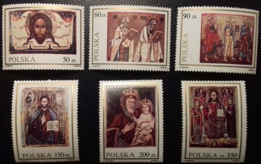 Zdjęcie oferty: Polska-Fi 3099-3104 Ikony z Muzeum w Lancucie