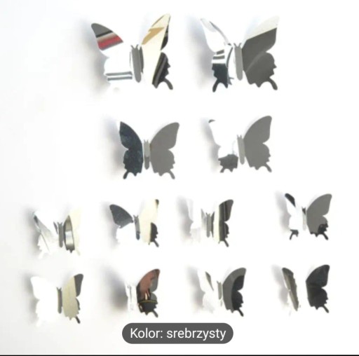 Zdjęcie oferty: Nowe naklejki 3d Motylki