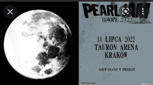 Zdjęcie oferty: Pearl Jam Krakow