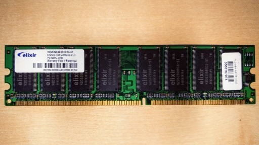 Zdjęcie oferty: Pamięć RAM 512MB DDR-400-CL3 PC3200