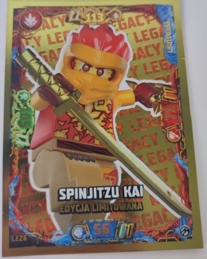 Zdjęcie oferty: Karta LEGO NINJAGO S6 LE26 SPINJITZU KAI