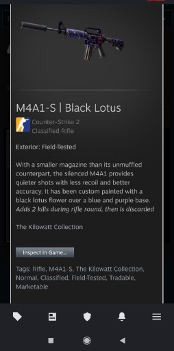 Zdjęcie oferty: M4 Black lotus cs