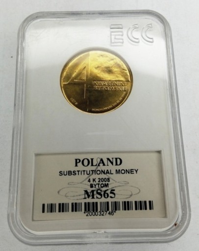 Zdjęcie oferty: 4 kwatniki Bytom 2008r. - grading GCN MS65