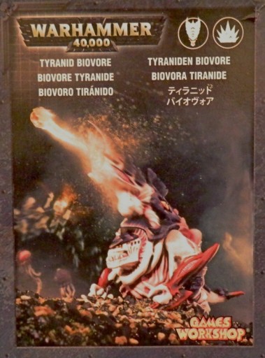 Zdjęcie oferty: Tyranid BIOVORE + 3x SPORE MINES metal Warhammer 40k