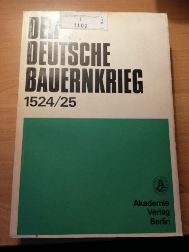 Zdjęcie oferty: Wojna chłopska. Der Deutsche Bauernkrieg 1524/1525