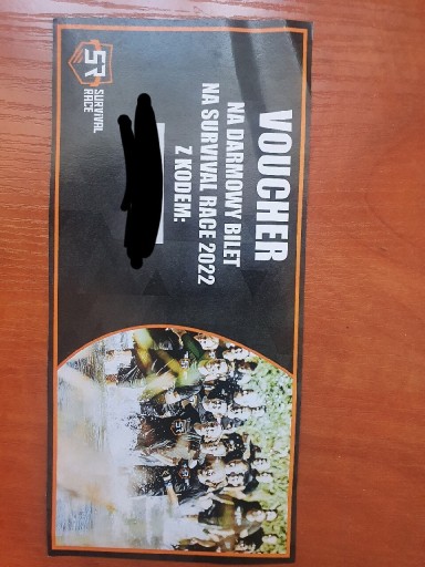 Zdjęcie oferty: Voucher na bieg Survival Race 2022