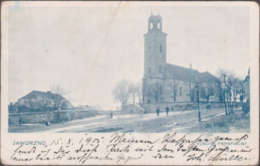 Zdjęcie oferty: Jaworzno Kościół Parafialny obieg 1905