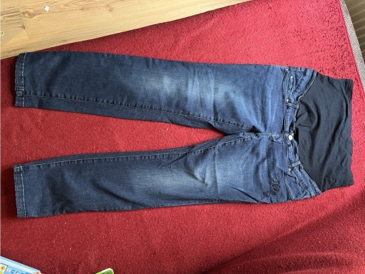 Zdjęcie oferty: Spodnie ciążowe jeansowe, nowe bez metki, 42, C&A