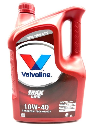 Zdjęcie oferty: Valvoline Max life 10-40 5L