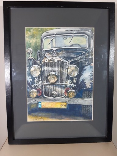 Zdjęcie oferty: L. Hewig - Mercedes Pulman, grafika 21x30