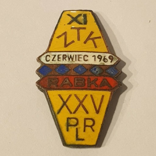 Zdjęcie oferty: 1969 RAJD KOLEJARZY RABKA - ZZK PKP - XXV LAT PRL