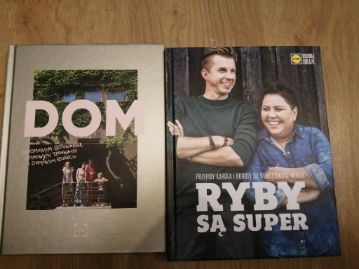 Zdjęcie oferty: zestaw  2 książek   m.in. dom ryby lidl