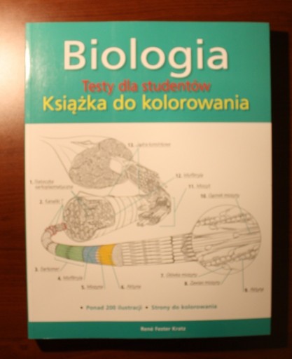 Zdjęcie oferty: Kratz: Biologia książka do kolorowania