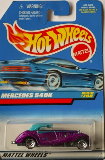 Zdjęcie oferty: Hot Wheels Mercedes-Benz 540K kolekcja 1997