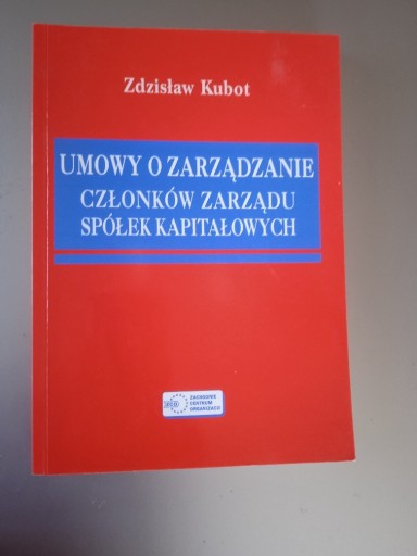 Zdjęcie oferty: Umowy o zarządzanie członków zarządu sp. kapitał.