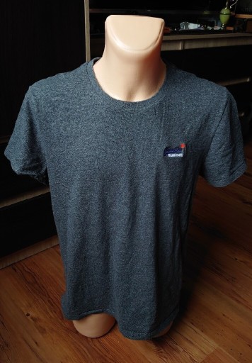 Zdjęcie oferty: Superdry t-shirt męski XL vintage szary ciemny 