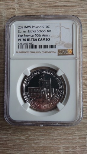Zdjęcie oferty: 10zł.2021r.40-Rocznica Strajku w WOSP-NGC PF70