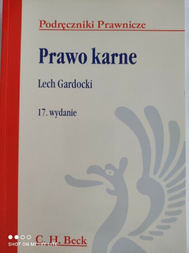 Zdjęcie oferty: Prawo karne Lech Gardocki