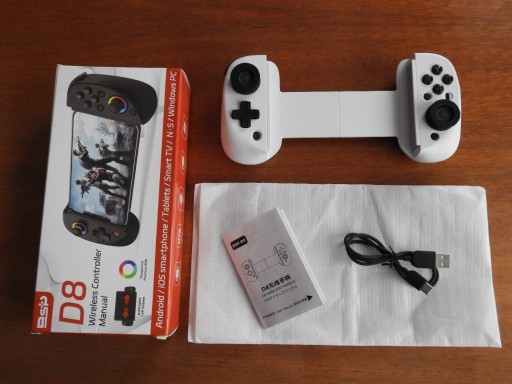 Zdjęcie oferty: BSP D8 Teleskopowy Kontroler GamePad Bezprzewodowy Bluetooth Hall Effect