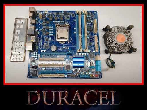 Zdjęcie oferty: GIGABYTE GA-P55M-UD2 LGA1156 DDR3 microATX + Procesor i5-750 2,66GHz