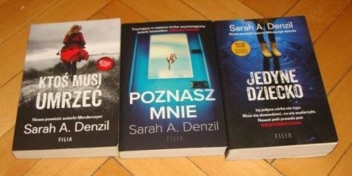 Zdjęcie oferty:     Sarah A. Denzil  3 szt Ktoś musi umrzeć