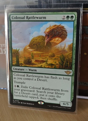 Zdjęcie oferty: Karta Magic: the Gathering - Colossal Rattlewurm