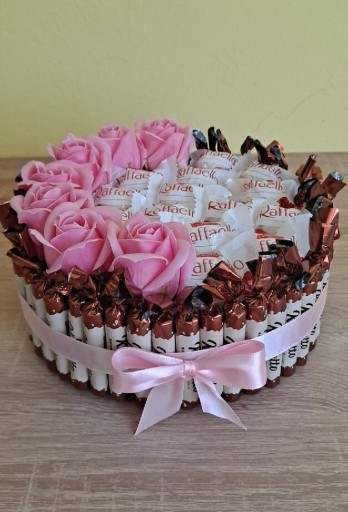 Zdjęcie oferty: Tort ze słodyczy prezent Dzień Mamy urodziny ślub 