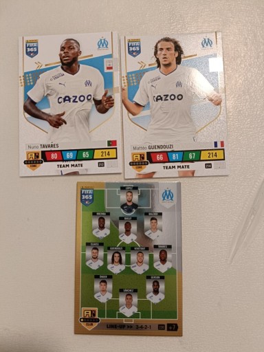 Zdjęcie oferty: Karty FIFA 365 Adrenalyn Olympique de marseille