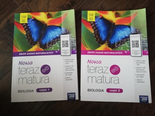 Zdjęcie oferty: Nowa Teraz Matura Zbiór zadań Biologia  tom 1 i 2