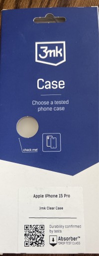 Zdjęcie oferty: iPhone 15 Pro case clear