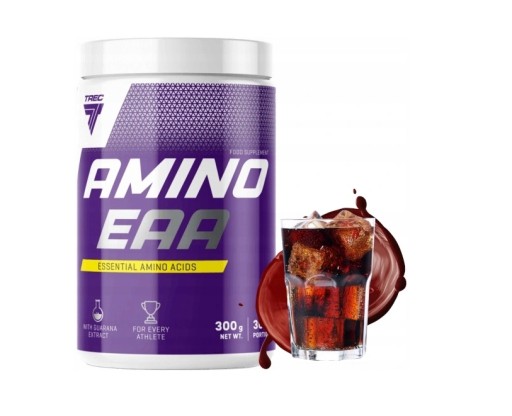 Zdjęcie oferty: TREC AMINO EAA 300G White Cola Aminokwasy BCAA