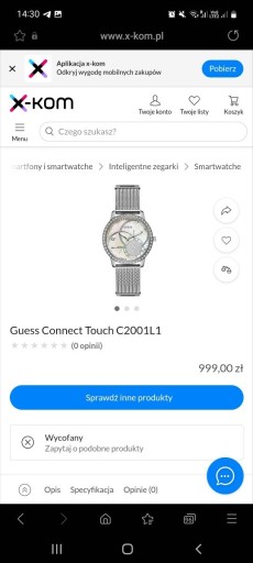 Zdjęcie oferty: Smartwatch gibrydowy GUESS 