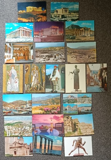 Zdjęcie oferty: 22 pocztówki Grecja ładne i ciekawe 