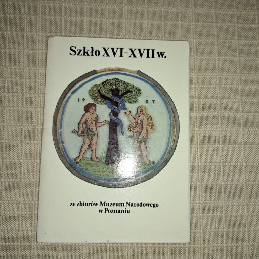 Zdjęcie oferty: ZESTAW 9 KARTEK W OBWOLUCIE - SZKŁO XVI-XVII w.