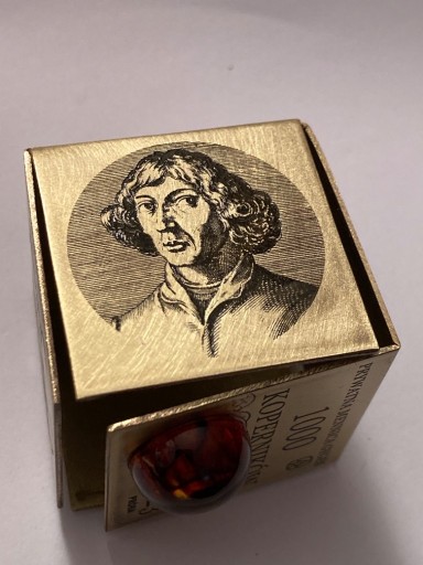 Zdjęcie oferty: Kopernik . Kostka. Mosiądz. Gyges