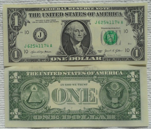 Zdjęcie oferty: USA Jerzy Waszyngton $ 1 dolar dollar 2021 J10