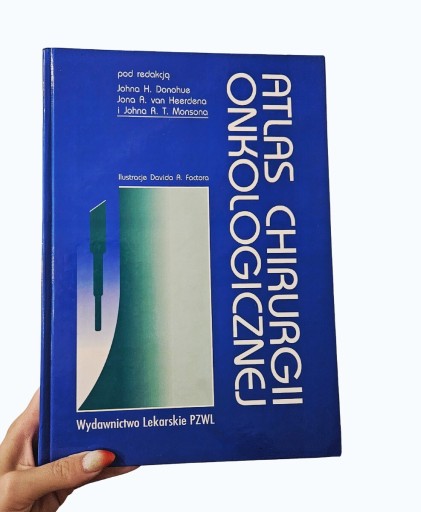 Zdjęcie oferty: Atlas Chirurgii Onkologicznej I wydanie Warszawa 1997,Unikat PZWL+ Gratis 