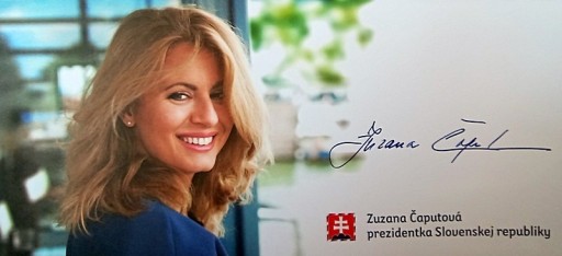Zdjęcie oferty: Zuzana Čaputová - Prezydent Słowacji - autograf