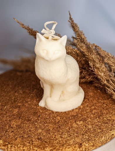 Zdjęcie oferty: Świeczka sojowa dekoracyjna kot