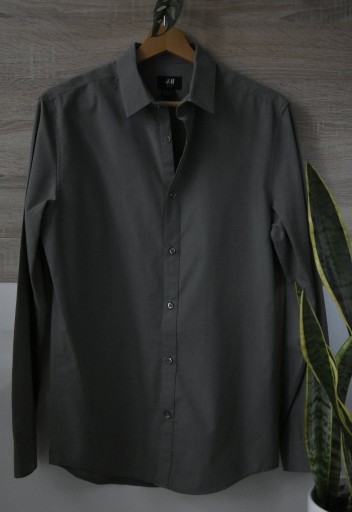 Zdjęcie oferty: Koszula oliwkowa H&M slim fit