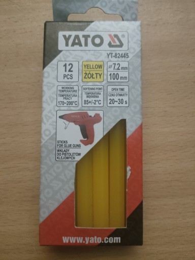 Zdjęcie oferty: Klej Yato 7mm 100mm  żółty